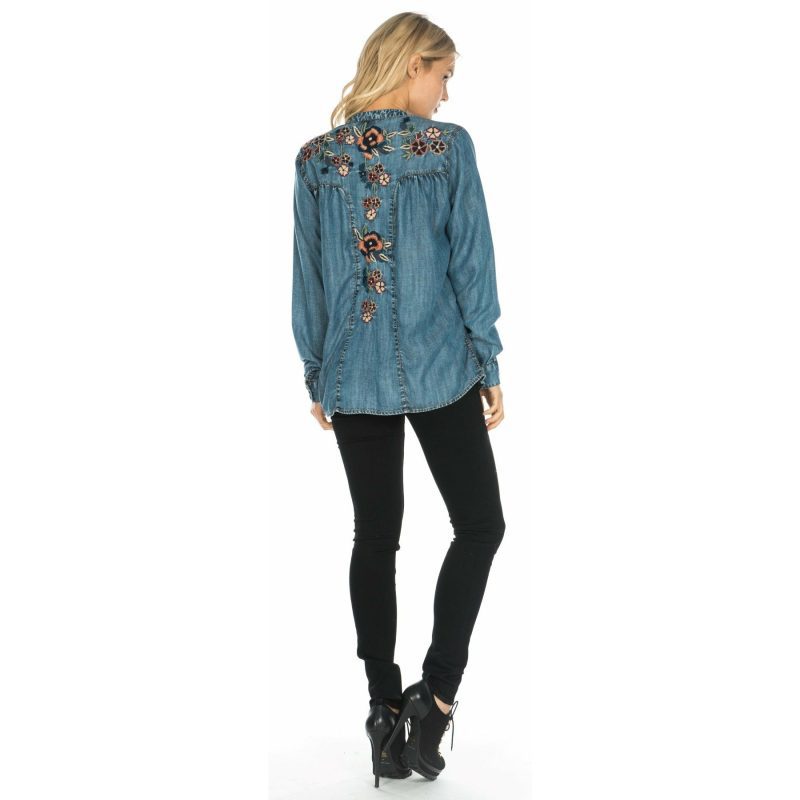 17323 KIARA CHAMBRAY BACK