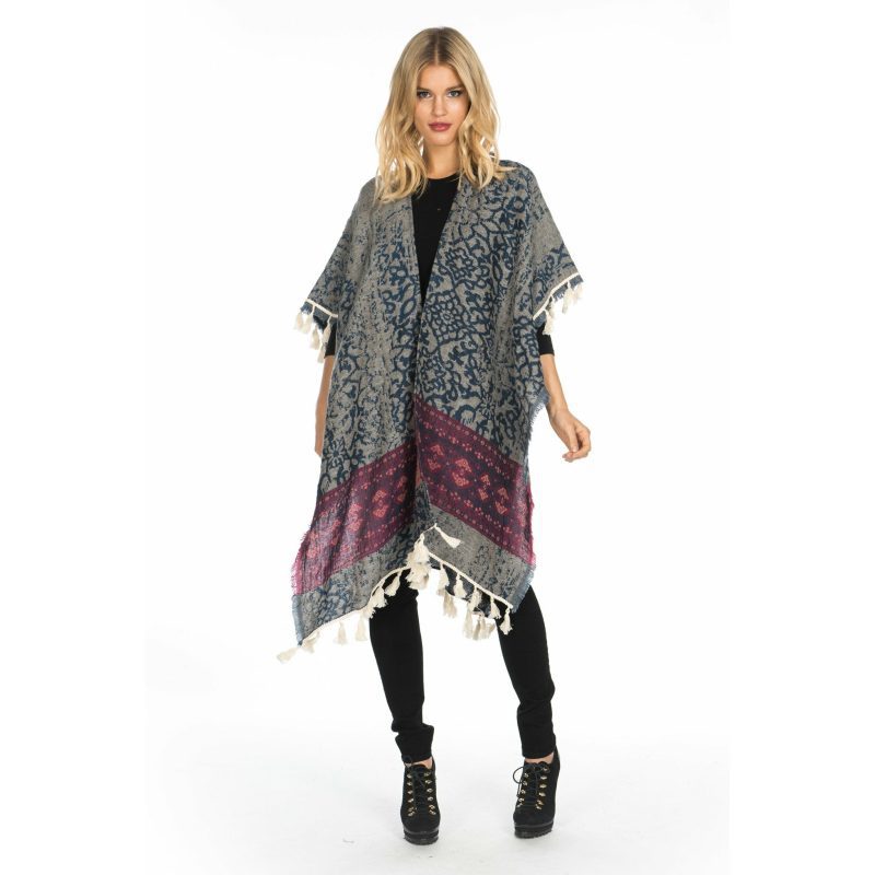 17466 PONCHO INDIGO