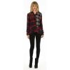 Carey Wine Plaid Top tolani